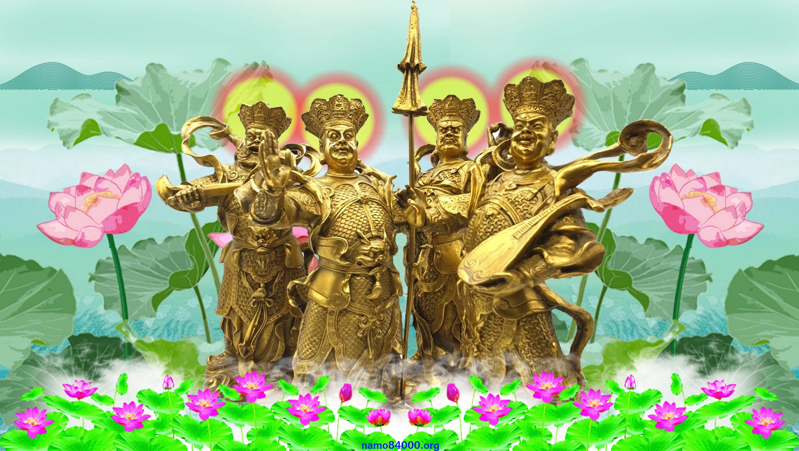 Hộ Pháp Chư Thiên Bồ tát – Namo Dharma Protectors Maha-Bodhisattvas – 護法諸天菩薩